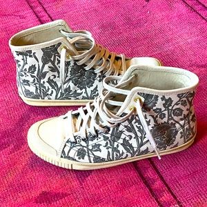 Tretorn featuring Florence Broadhurst floral high top sneakers size 37.5